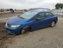 Salvage cars for sale at San Diego, CA auction: 2014 Honda Civic LX