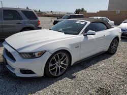 Salvage cars for sale from Copart Mentone, CA: 2015 Ford Mustang GT
