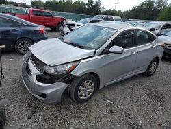 Salvage cars for sale from Copart Riverview, FL: 2012 Hyundai Accent GLS