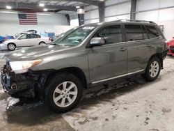 Salvage cars for sale from Copart Greenwood, NE: 2013 Toyota Highlander Base