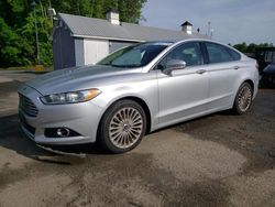 Salvage cars for sale at East Granby, CT auction: 2014 Ford Fusion Titanium