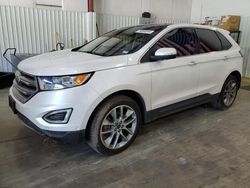 Salvage cars for sale at Lufkin, TX auction: 2017 Ford Edge Titanium