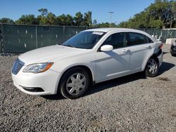 Salvage cars for sale at Riverview, FL auction: 2013 Chrysler 200 LX