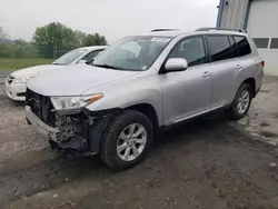 Salvage cars for sale at Chambersburg, PA auction: 2012 Toyota Highlander Base