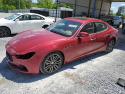 Salvage cars for sale from Copart Cartersville, GA: 2015 Maserati Ghibli S