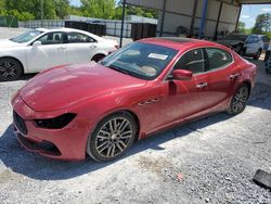 Salvage cars for sale at Cartersville, GA auction: 2015 Maserati Ghibli S