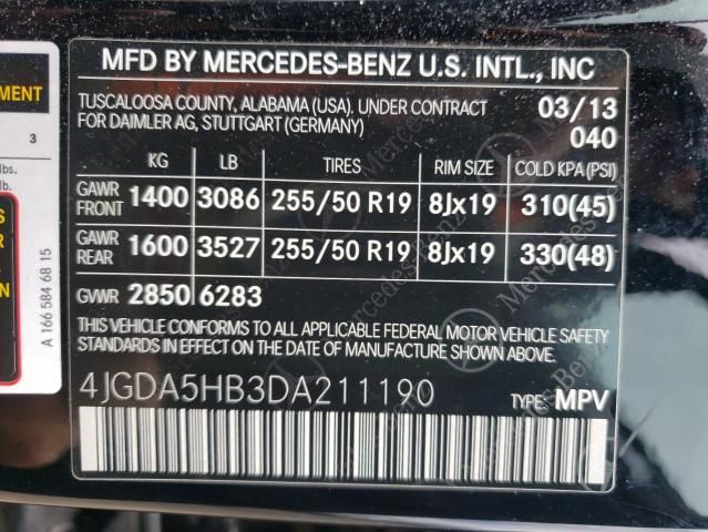 2013 Mercedes-Benz ML 350 4matic