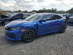 Salvage cars for sale at Riverview, FL auction: 2021 Honda Civic EX