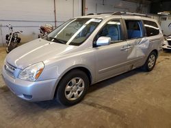 Salvage cars for sale at Wheeling, IL auction: 2008 KIA Sedona EX