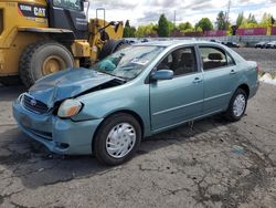 Salvage cars for sale from Copart Portland, OR: 2006 Toyota Corolla CE