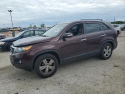 Salvage cars for sale at Indianapolis, IN auction: 2012 KIA Sorento EX