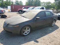 Salvage cars for sale from Copart Baltimore, MD: 2005 Acura TL