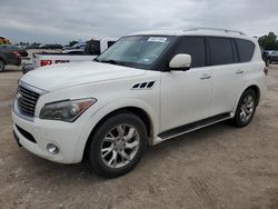 Salvage cars for sale at Houston, TX auction: 2011 Infiniti QX56