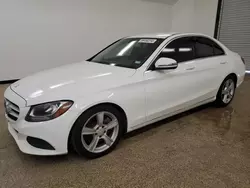 Salvage cars for sale at Wilmer, TX auction: 2016 Mercedes-Benz C300