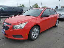 Salvage cars for sale from Copart Littleton, CO: 2014 Chevrolet Cruze LS