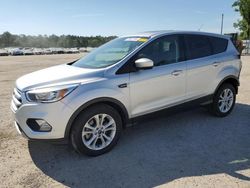Salvage cars for sale at Harleyville, SC auction: 2017 Ford Escape SE