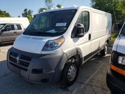 Salvage cars for sale at Woodhaven, MI auction: 2018 Dodge RAM Promaster 1500 1500 Standard