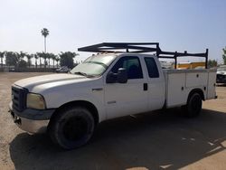 Salvage trucks for sale at Colton, CA auction: 2007 Ford F350 SRW Super Duty