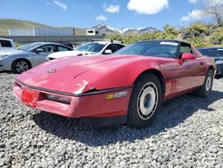 Salvage cars for sale at Reno, NV auction: 1985 Chevrolet Corvette