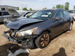 Salvage cars for sale at Elgin, IL auction: 2009 Honda Accord EX