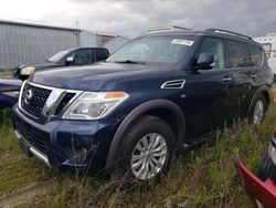 Salvage cars for sale at Dyer, IN auction: 2017 Nissan Armada SV