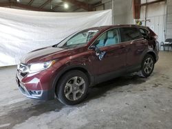 Salvage cars for sale at North Billerica, MA auction: 2019 Honda CR-V EXL