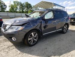 Salvage cars for sale at Spartanburg, SC auction: 2014 Nissan Pathfinder S