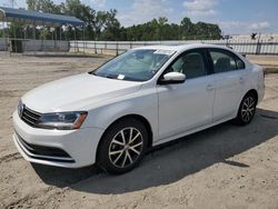 Volkswagen salvage cars for sale: 2017 Volkswagen Jetta SE