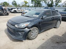Salvage cars for sale from Copart Riverview, FL: 2021 KIA Rio LX