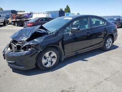 Salvage cars for sale at Hayward, CA auction: 2014 Honda Civic LX