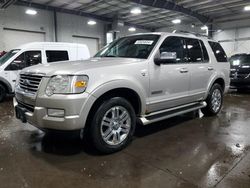 Salvage cars for sale at Ham Lake, MN auction: 2007 Ford Explorer Limited