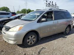 Salvage cars for sale from Copart Columbus, OH: 2004 Toyota Sienna CE