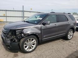 Salvage cars for sale from Copart Dyer, IN: 2013 Ford Explorer Limited