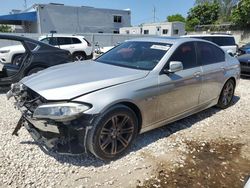 Salvage cars for sale at Opa Locka, FL auction: 2013 BMW 528 I