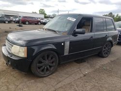 Salvage cars for sale at New Britain, CT auction: 2006 Land Rover Range Rover Supercharged