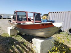 Salvage boats for sale at Martinez, CA auction: 1987 West Boat