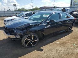 Salvage cars for sale from Copart Chicago Heights, IL: 2019 Honda Accord Sport