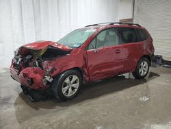 Salvage cars for sale at Leroy, NY auction: 2014 Subaru Forester 2.5I Premium