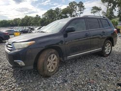 Toyota Highlander salvage cars for sale: 2012 Toyota Highlander Base