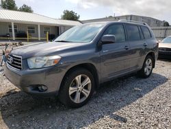 Toyota Highlander Sport salvage cars for sale: 2008 Toyota Highlander Sport