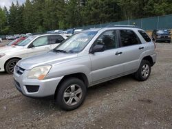 Salvage cars for sale from Copart Graham, WA: 2009 KIA Sportage LX