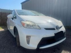 Salvage cars for sale from Copart Oklahoma City, OK: 2012 Toyota Prius