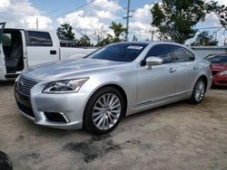 Salvage cars for sale from Copart Riverview, FL: 2013 Lexus LS 460
