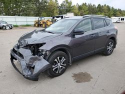 Salvage cars for sale at Eldridge, IA auction: 2017 Toyota Rav4 LE