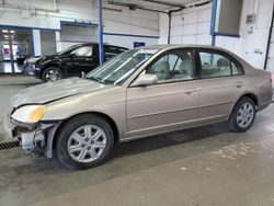 Salvage cars for sale from Copart Pasco, WA: 2003 Honda Civic EX
