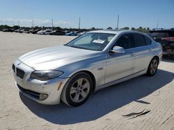 Salvage cars for sale at West Palm Beach, FL auction: 2011 BMW 528 I