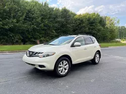 Salvage cars for sale at Loganville, GA auction: 2011 Nissan Murano S