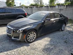 Salvage cars for sale from Copart Opa Locka, FL: 2015 Cadillac CTS Luxury Collection