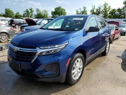 Salvage cars for sale at Bridgeton, MO auction: 2022 Chevrolet Equinox LS