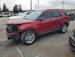 Salvage cars for sale at Rancho Cucamonga, CA auction: 2017 Ford Explorer XLT